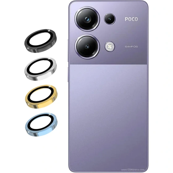 محافظ لنز دوربین شیائومی  Poco M6 Pro مدل رینگی