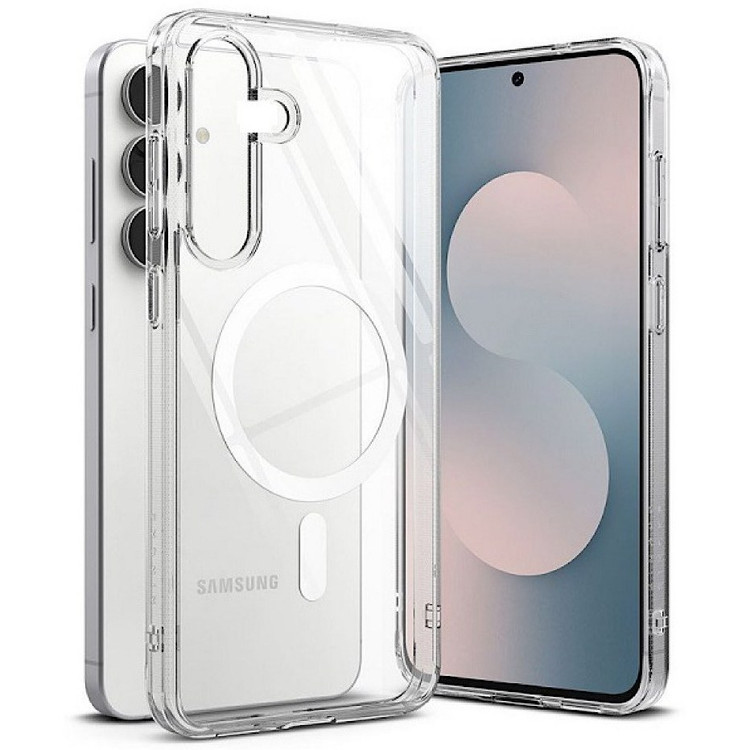 کاور شفاف مگ سیف سامسونگ Galaxy S25 FE با طراحی ضد ضربه