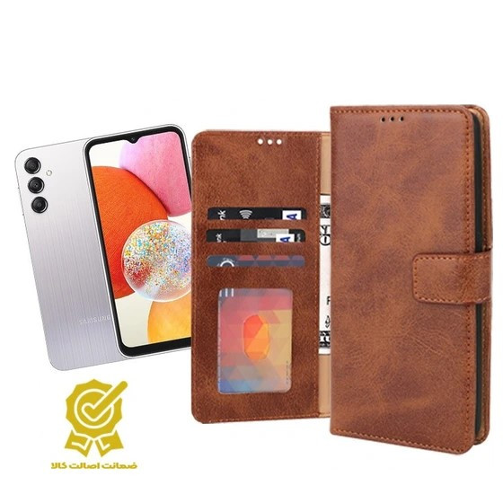 کیف چرمی سامسونگ مدل A14 مگنتی