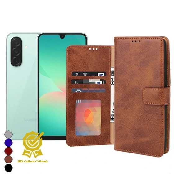 کیف چرمی سامسونگ مدل A16 طراحی کلاسوری
