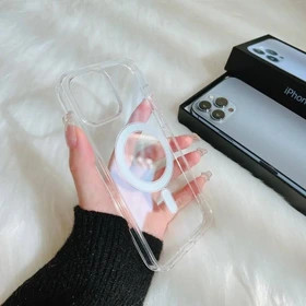کاور مگ سیف مدل clear case مناسب برای گوشی اپل iphone 13 mini