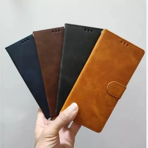 کیف چرمی گوشی SAMSUNG NOTE 9 سامسونگ کلاسوری درب مگنتی جا کارتی