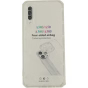 قاب ژله ای شفاف سامسونگ مدل A30S محافظ لنز دار