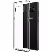 قاب گوشی ژله ای ساده شفاف برای سامسونگ note 8