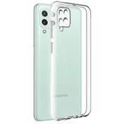 قاب گوشی سامسونگ Galaxy A22 مدل شفاف ژله ای محافظ لنزدار