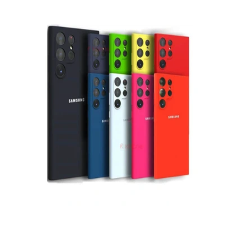 کاور سیلیکونی سامسونگ Galaxy S22 Ultra محافظ لنز دار