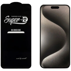 گلس و محافظ صفحه نمایش Super D آیفون Iphone 15 Pro Max