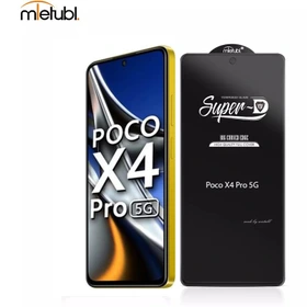 گلس و محافظ صفحه نمایش شیائومی Poco X4 Pro مدل Super D شیشه ای