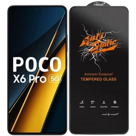 گلس شیائومی Poco X6 Pro فول چسب آنتی استاتیک