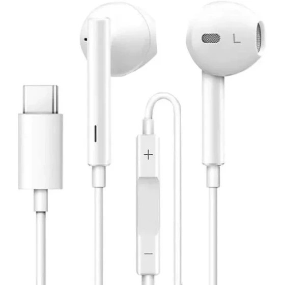 هندزفری سیمی اپل های کپی  مدل Earpods USB C