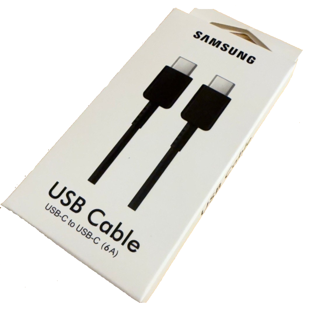کابل شارژ فست 6 آمپر اورجینال سامسونگ مدل EP-T2510NBEGEU دو طرف تایپ سی Samsung Type-C to Type-C Cable ویتنام