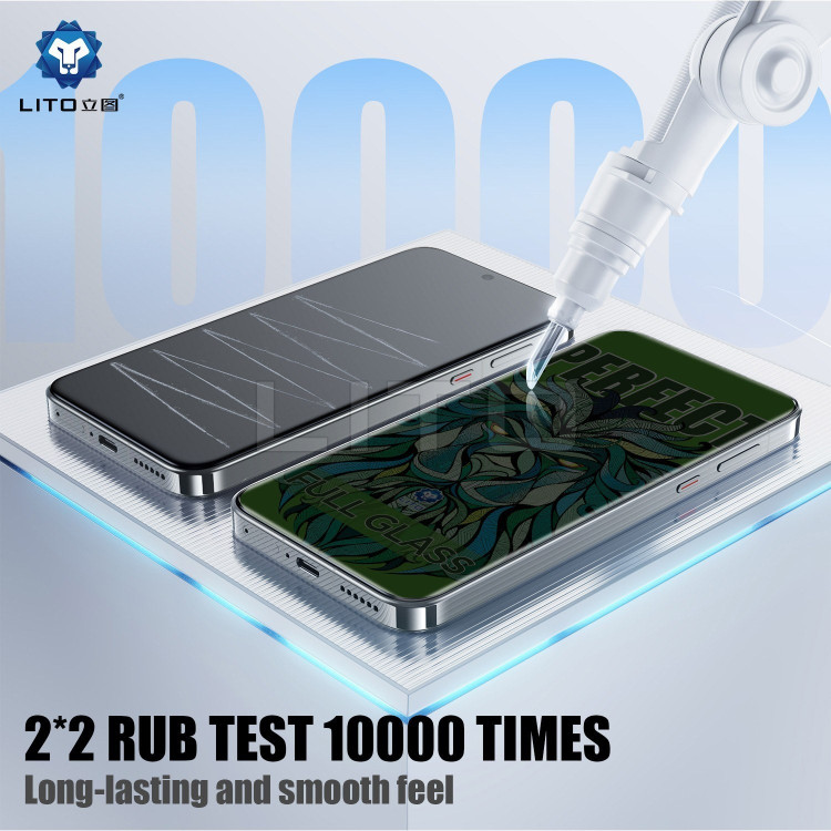 گلس شیشهای تمام صفحه iPhone 14 Pro مدل Strong برند LITO