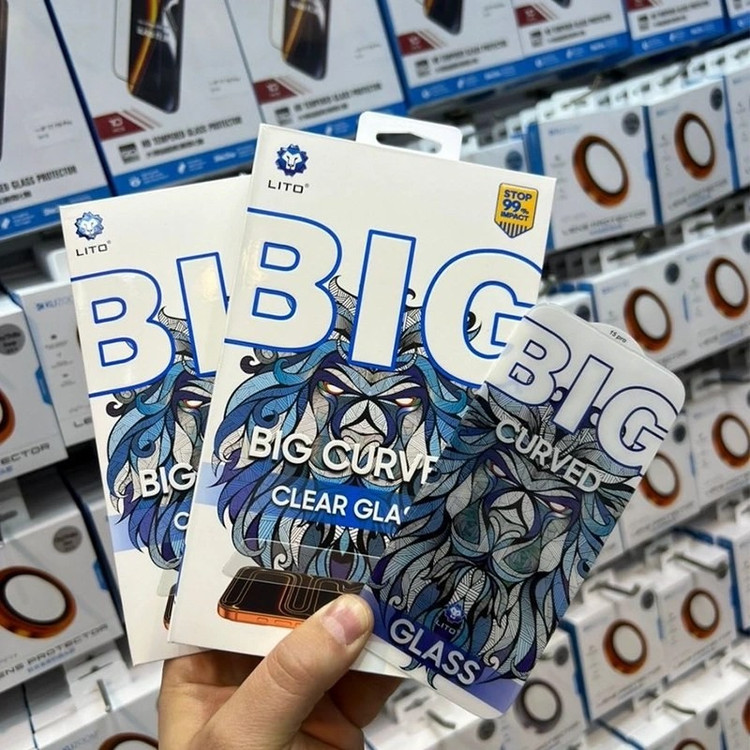 صفحه نمایش بدون حاشیه Lito مدل BIG CURVED مناسب برای آیفون 16 ProMax