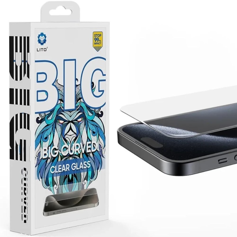 صفحه نمایش بدون حاشیه Lito مدل BIG CURVED مناسب برای آیفون 17 PRO