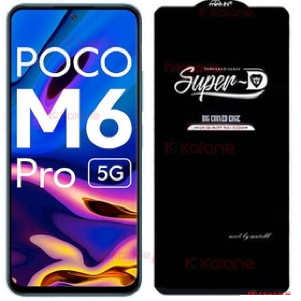 گلس گوشی Xiaomi Poco M6 Pro 5G مدل Super D