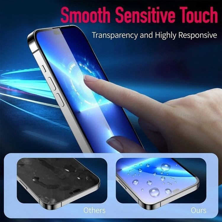 گلس کی -زد دو مدل Full-Glass مناسب برای گوشی موبایل اپل iPhone 16 پرو