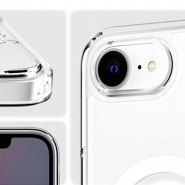 قاب شفاف اپل آیفون 16e مگ سیف مدل Clear Case