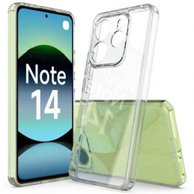 قاب گوشی شیائومی Redmi Note 14 4G شفاف ژله ای محافظ لنزدار
