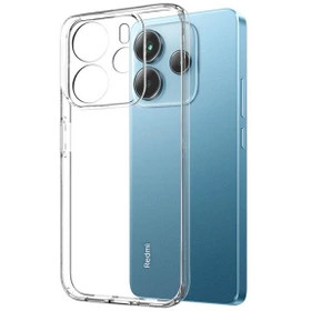 قاب گوشی شیائومی Redmi Note 14 4G شفاف ژله ای محافظ لنزدار