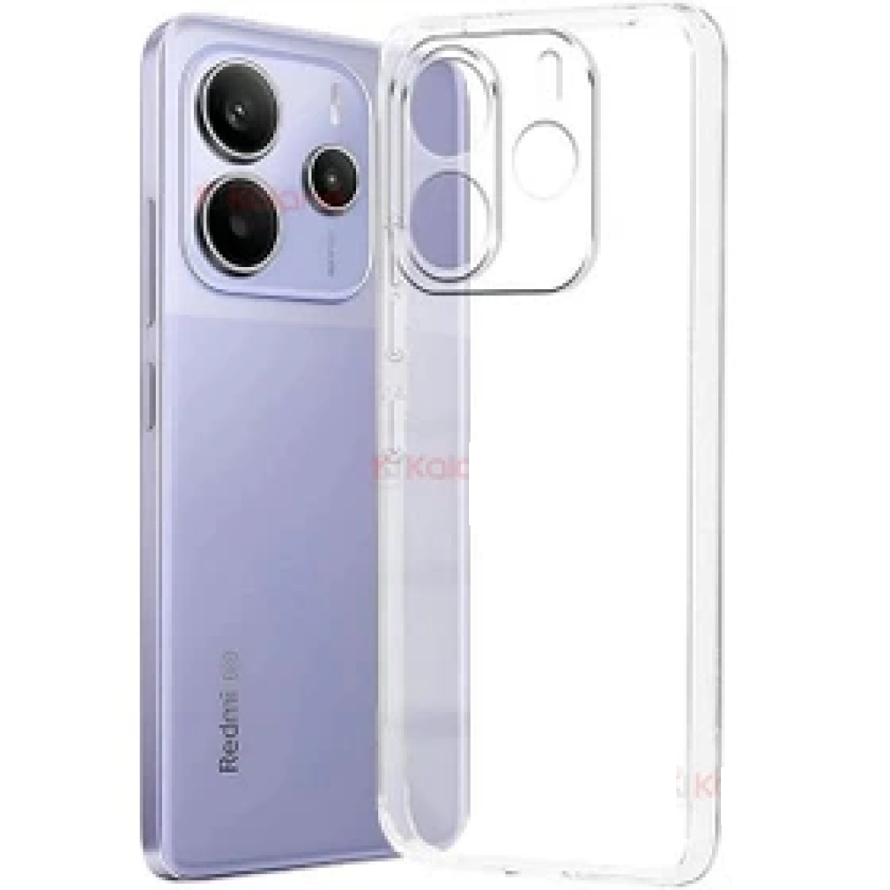 قاب ژله ای شفاف Xiaomi Redmi Note 14 5G محافظ لنزدار
